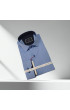Slim Fit Uzun Kol Desenli Erkek Gömlek 3GMK312135003