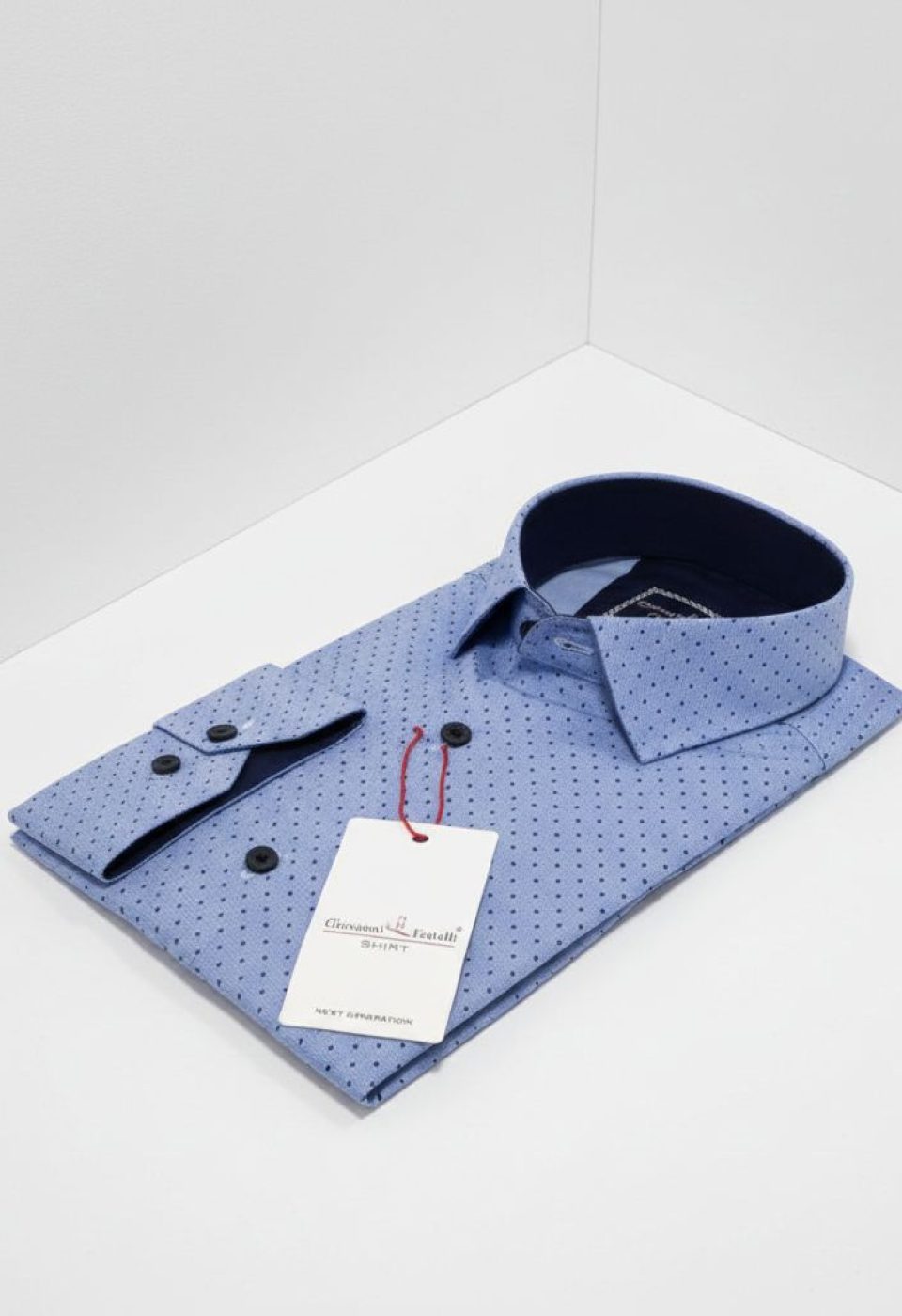 2135 CR 004 Slim Fit Uzun Kol Desenli Erkek Gömlek 3GMK312135004 - Giovanni Fratelli