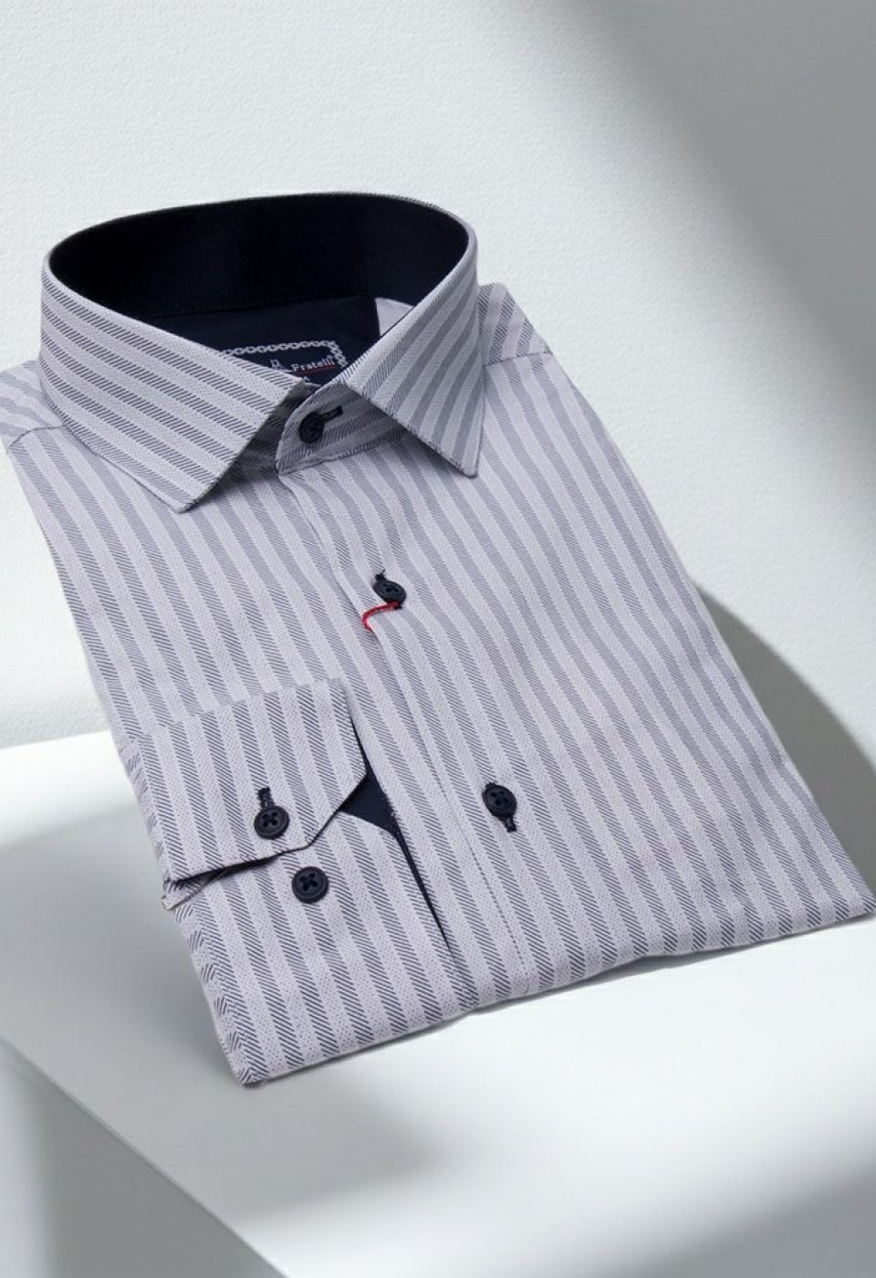 Slim Fit Uzun Kol Desenli Erkek Gömlek 3GMK312136001