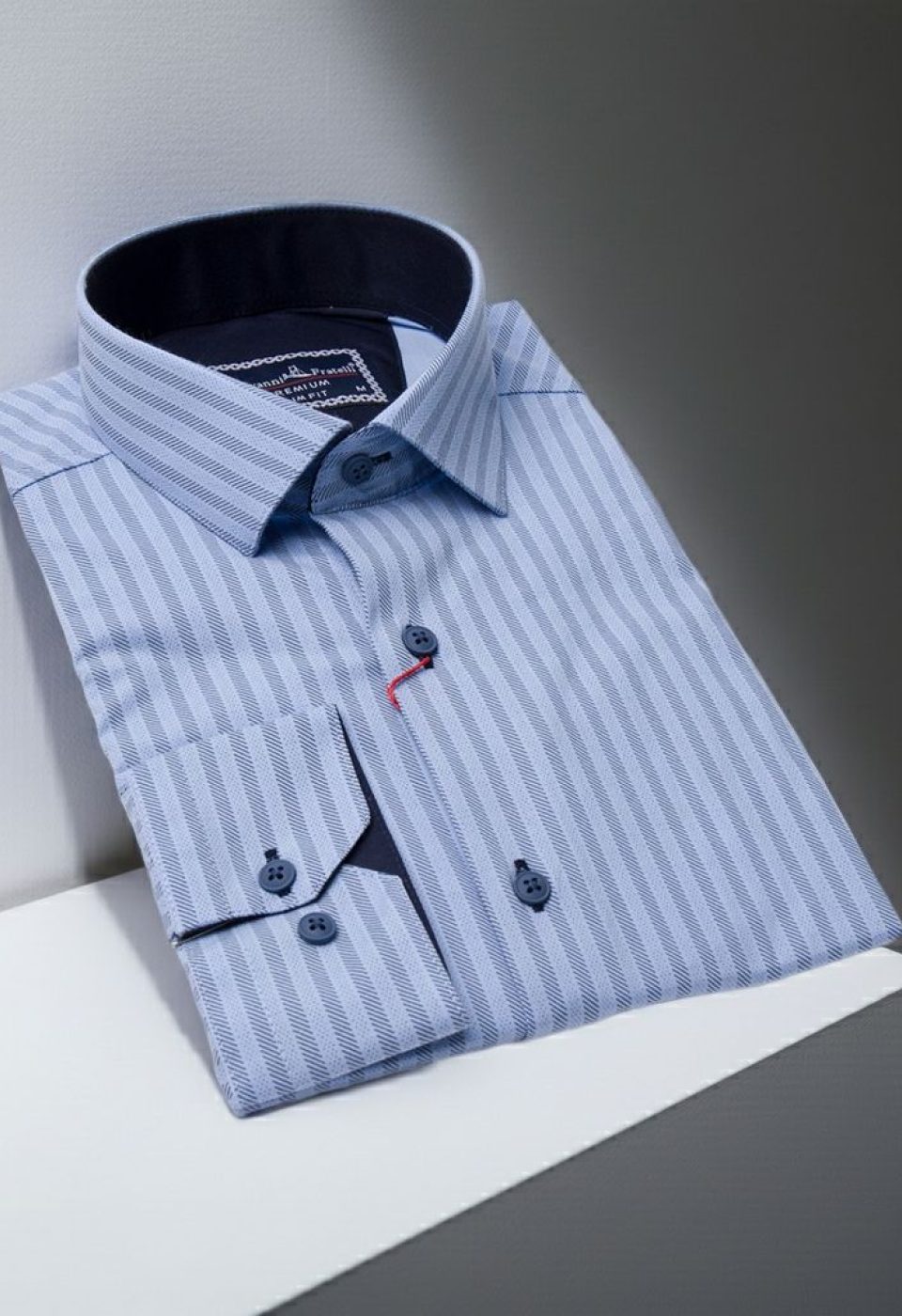 Slim Fit Uzun Kol Desenli Erkek Gömlek 3GMK312136003 - Giovanni Fratelli