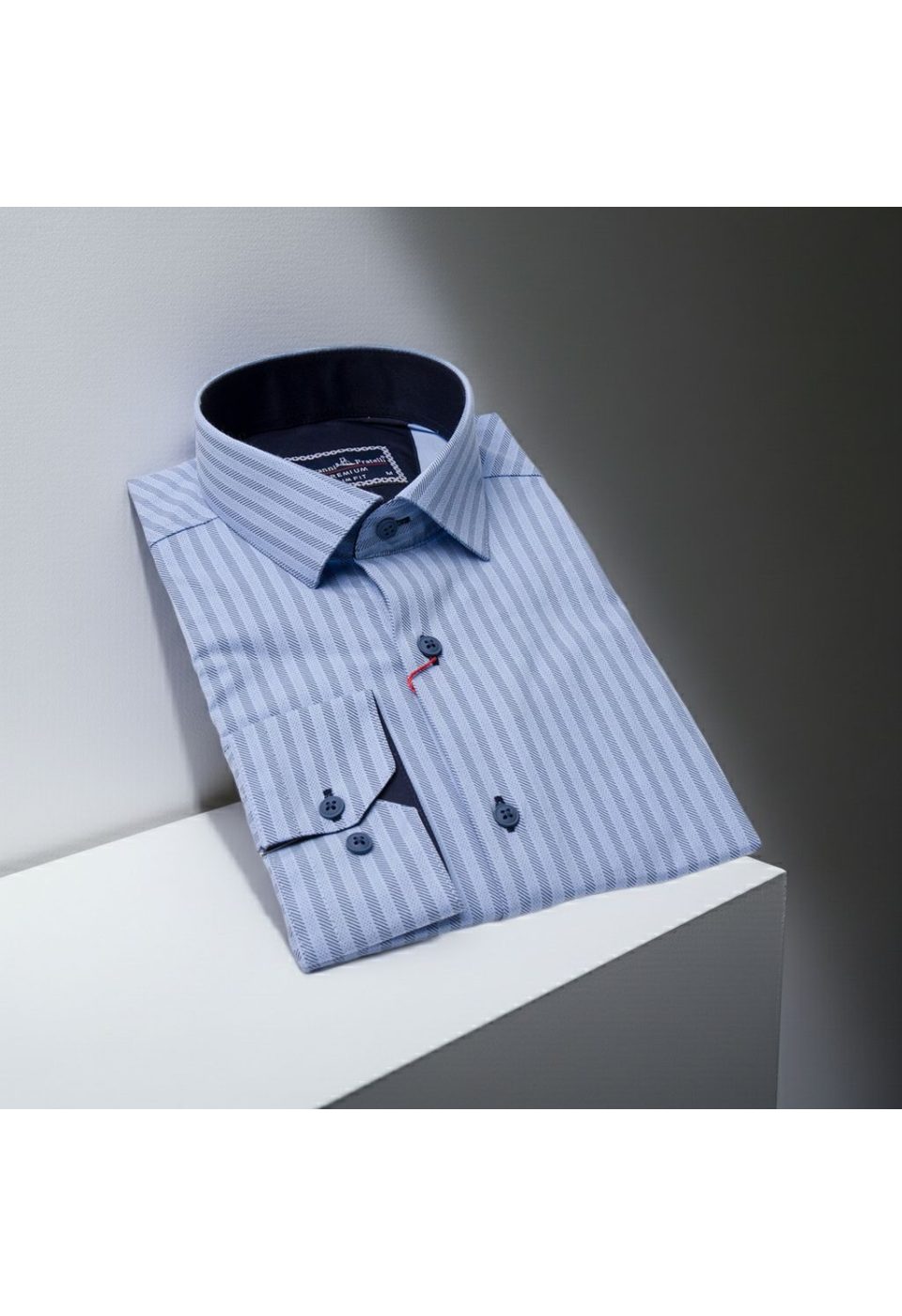 Slim Fit Uzun Kol Desenli Erkek Gömlek 3GMK312136003 - Giovanni Fratelli