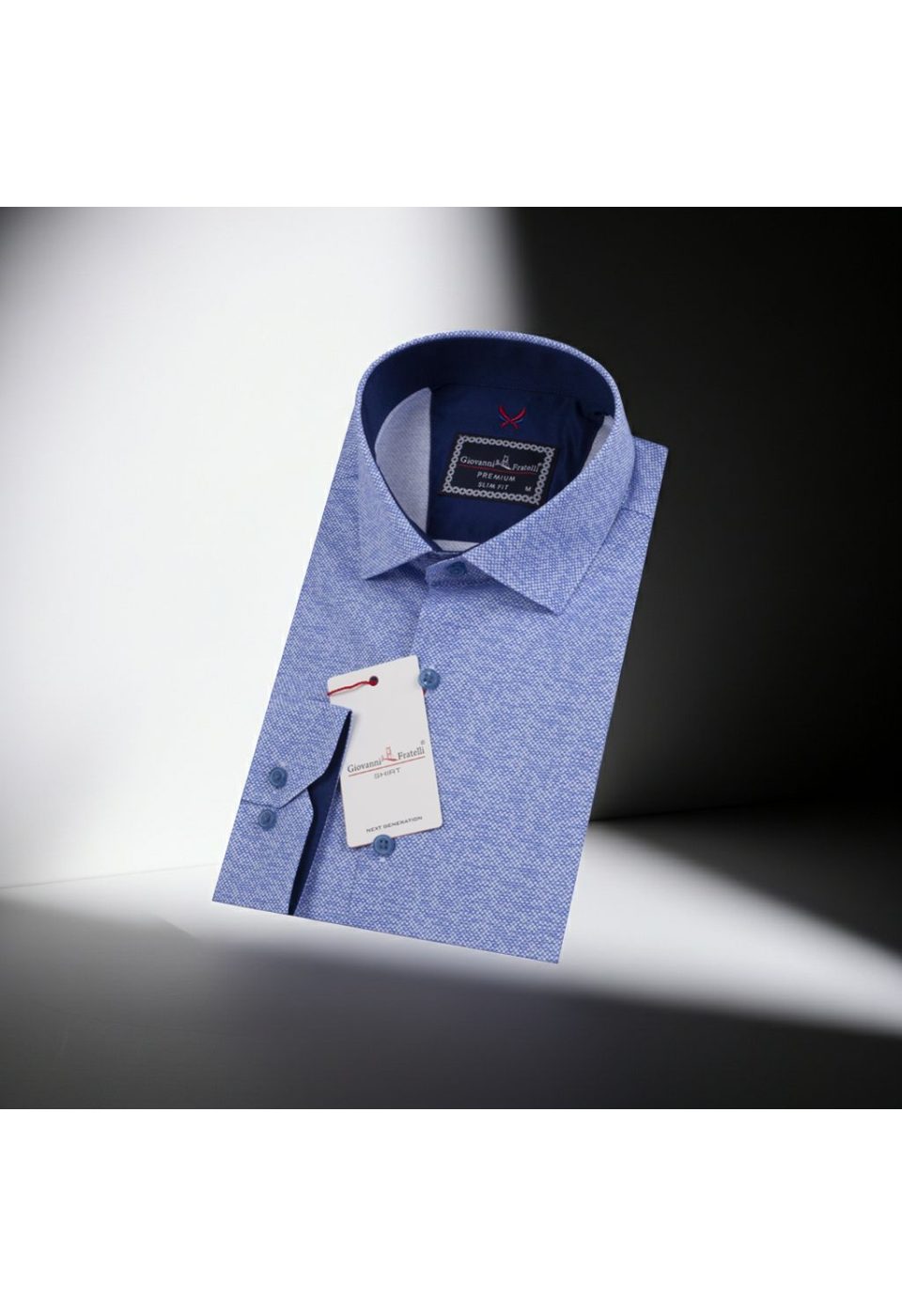 2175 CR 001 Slim Fit Uzun Kol Desenli Erkek Gömlek 3GMK312175001 - Giovanni Fratelli