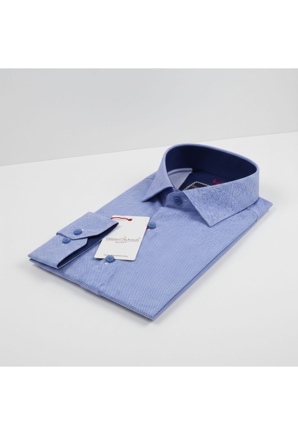 2175 CR 001 Slim Fit Uzun Kol Desenli Erkek Gömlek 3GMK312175001 - Giovanni Fratelli