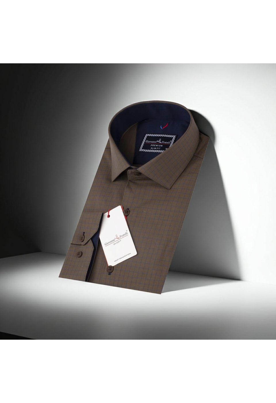 2191 CR 003 Slim Fit Uzun Kol Desenli Erkek Gömlek 3GMK312191003 - Giovanni Fratelli