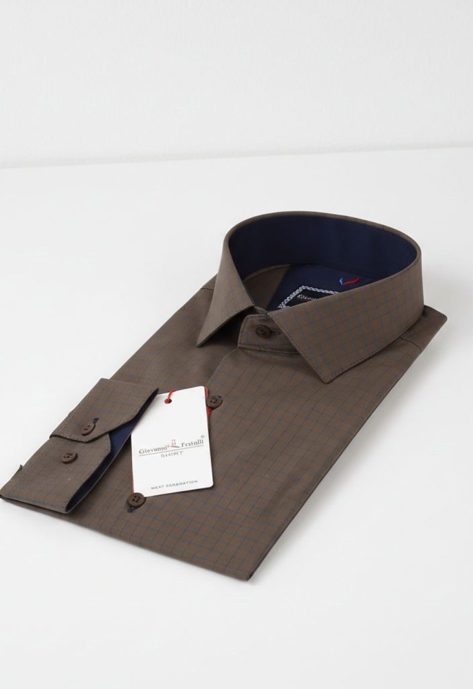 2191 CR 003 Slim Fit Uzun Kol Desenli Erkek Gömlek 3GMK312191003 - Giovanni Fratelli