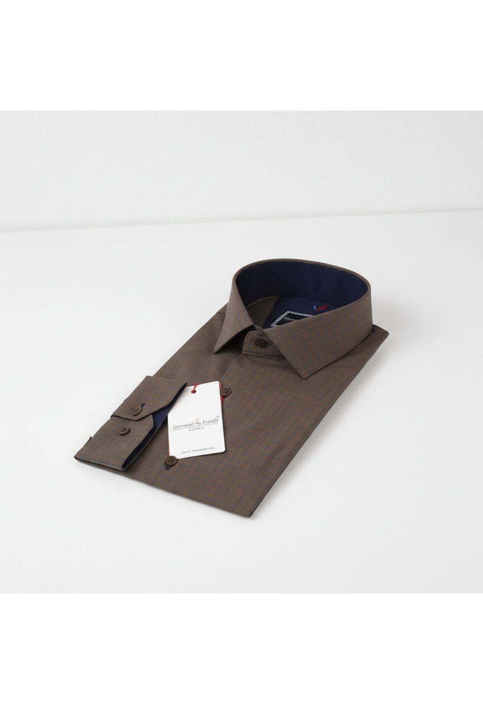 2191 CR 003 Slim Fit Uzun Kol Desenli Erkek Gömlek 3GMK312191003 - Giovanni Fratelli