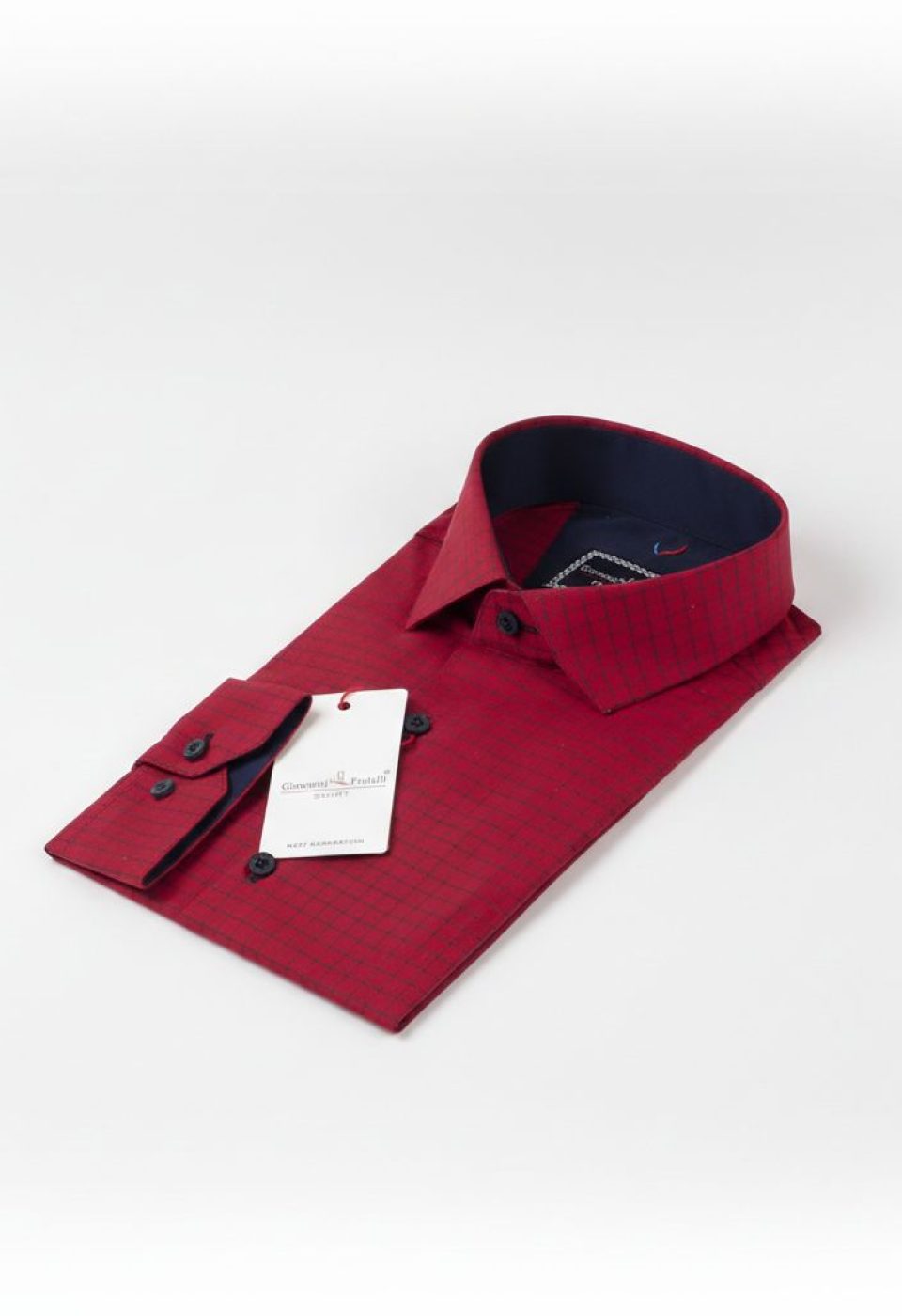 Slim Fit Uzun Kol Desenli Erkek Gömlek 3GMK312191006 - Giovanni Fratelli