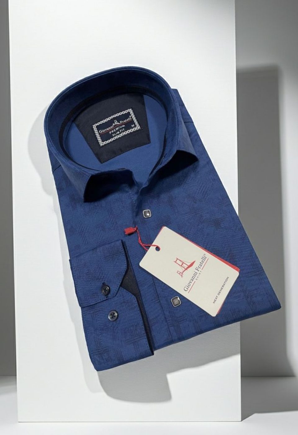Slim Fit Uzun Kol Desenli Erkek Gömlek 3GMK312443004 Slim Fit Uzun Kol Desenli Erkek Gömlek 3GMK312443004
