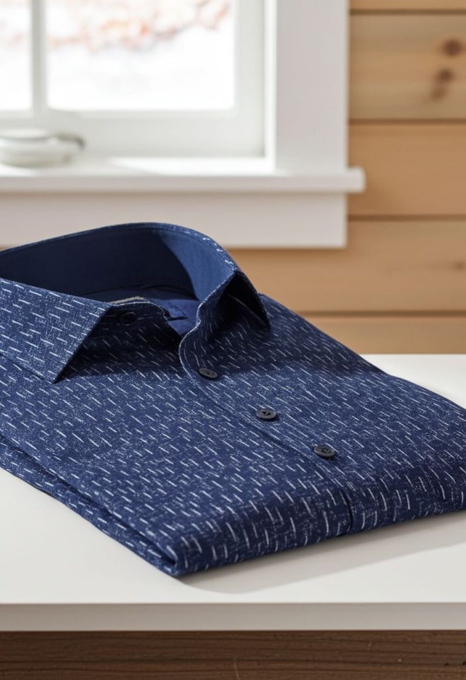Slim Fit Uzun Kol Desenli Erkek Gömlek 3GMK312446002 Slim Fit Uzun Kol Desenli Erkek Gömlek 3GMK312446002