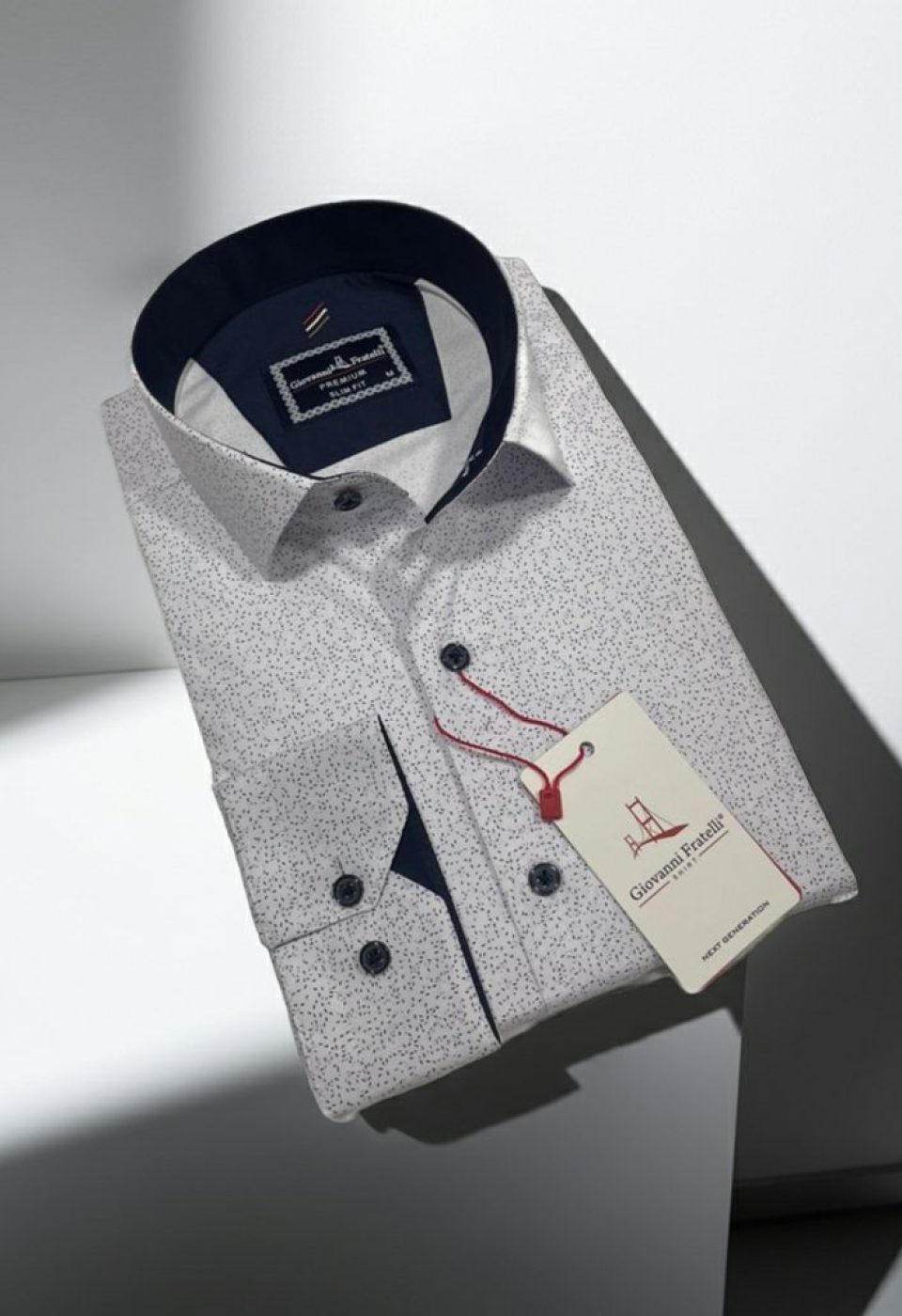 Slim Fit Uzun Kol Desenli Erkek Gömlek3GMK312452001 Slim Fit Uzun Kol Desenli Erkek Gömlek3GMK312452001