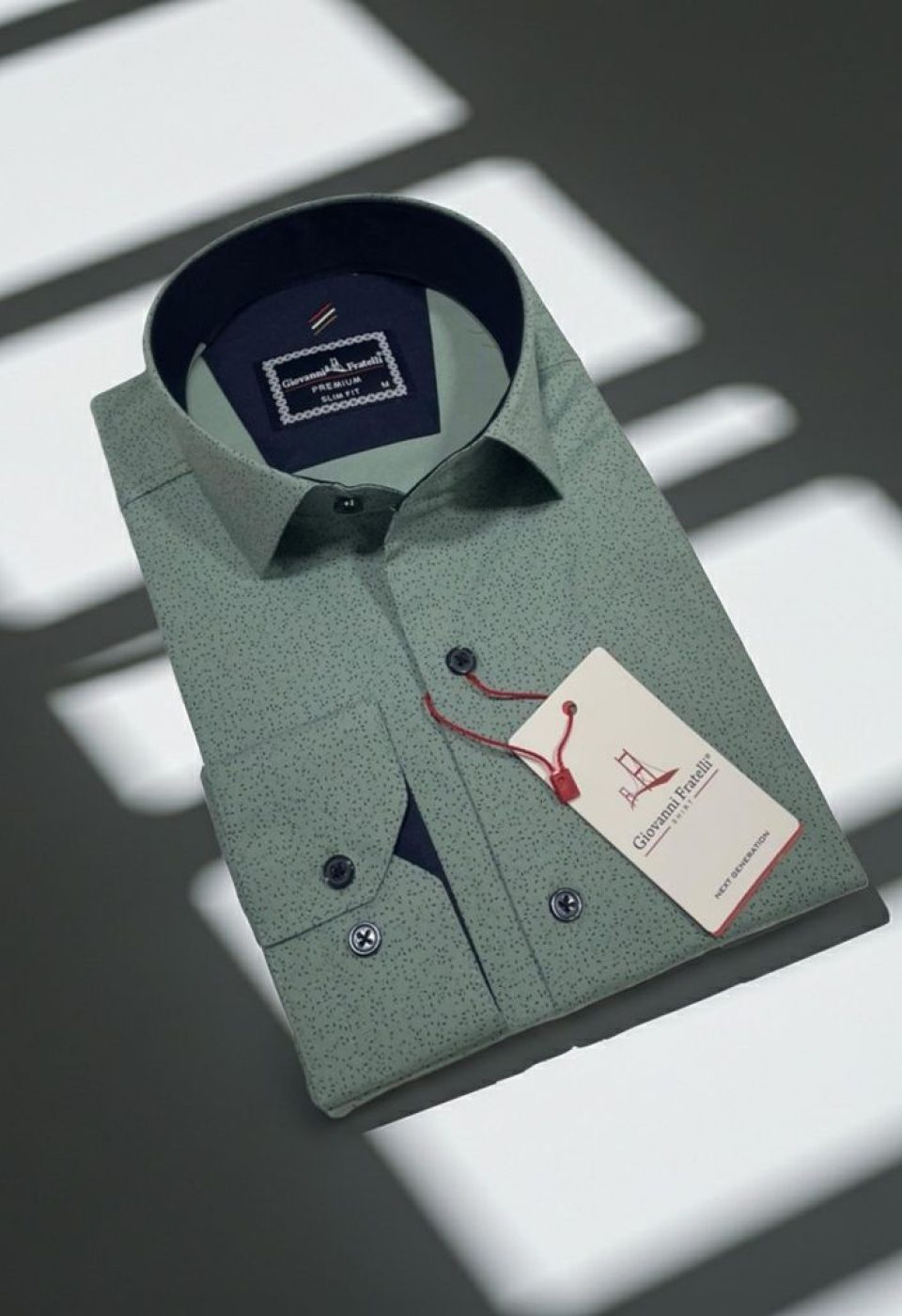 Slim Fit Uzun Kol Desenli Erkek Gömlek3GMK312452004 Slim Fit Uzun Kol Desenli Erkek Gömlek3GMK312452004