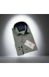 Slim Fit Uzun Kol Desenli Erkek Gömlek 3GMK312455005