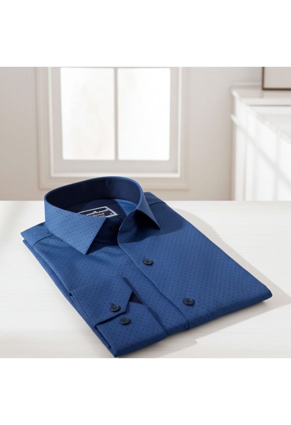 Slim Fit Uzun Kol Desenli Erkek Gömlek 3GMK312460003 - Giovanni Fratelli