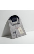 Slim Fit Uzun Kol Desenli Erkek Gömlek 3GMK312463001