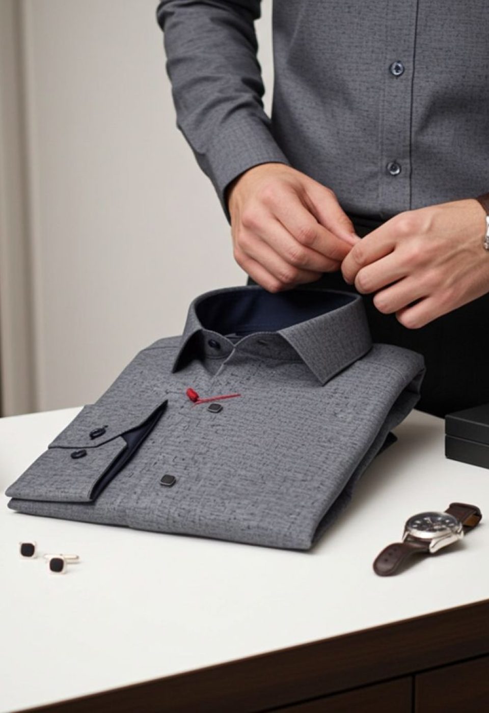 Slim Fit Uzun Kol Desenli Erkek Gömlek 3GMK312463002 Slim Fit Uzun Kol Desenli Erkek Gömlek 3GMK312463002