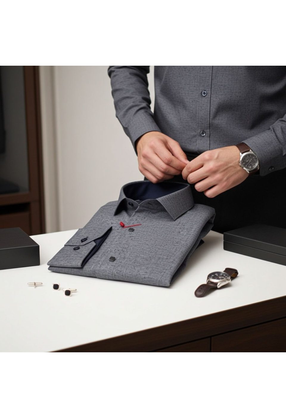 2463 CR 002 Slim Fit Uzun Kol Desenli Erkek Gömlek 3GMK312463002 - Giovanni Fratelli