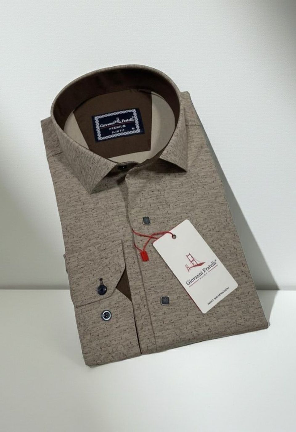 Slim Fit Uzun Kol Desenli Erkek Gömlek 3GMK312463003 Slim Fit Uzun Kol Desenli Erkek Gömlek 3GMK312463003