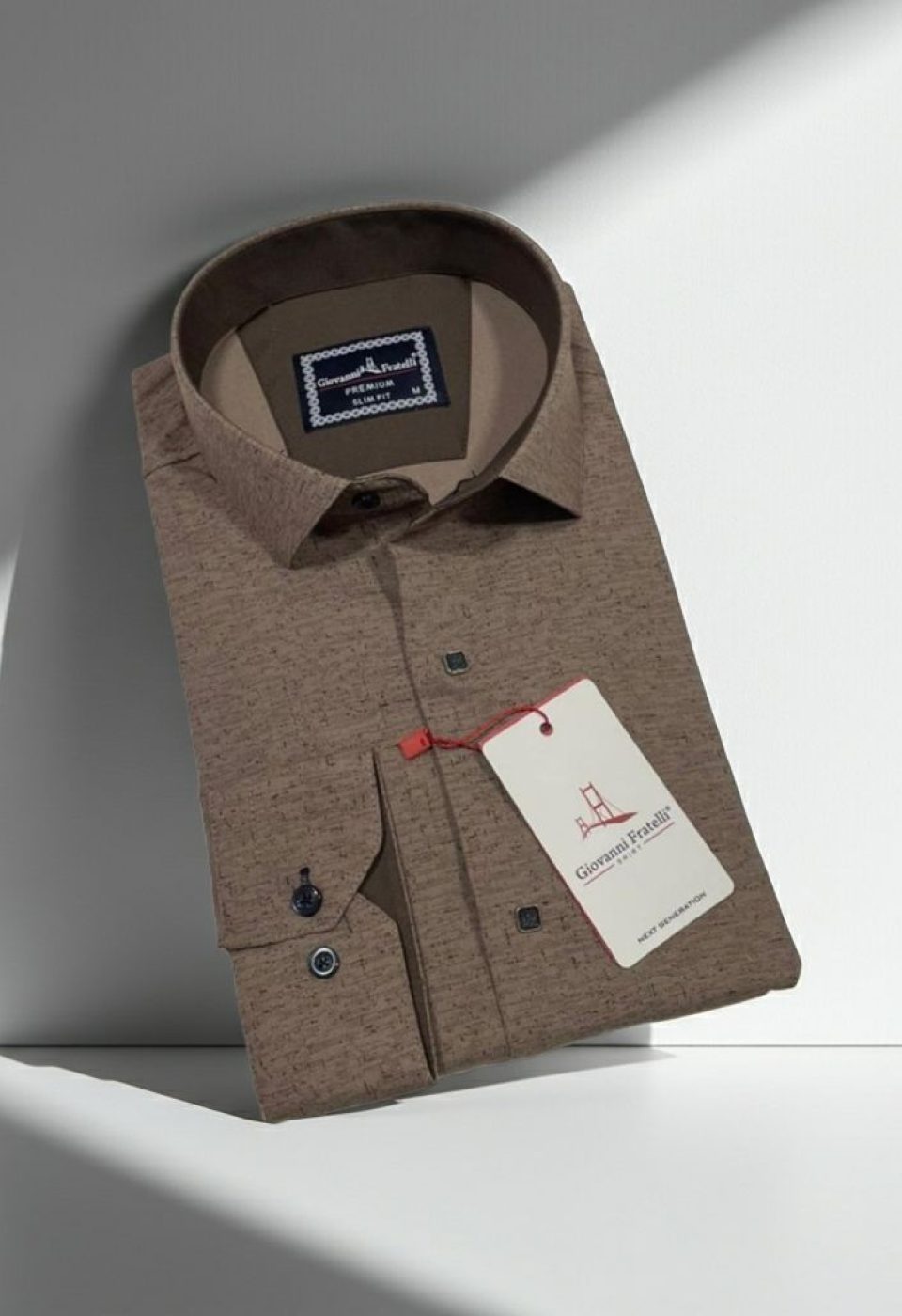 Slim Fit Uzun Kol Desenli Erkek Gömlek 3GMK312463004 Slim Fit Uzun Kol Desenli Erkek Gömlek 3GMK312463004