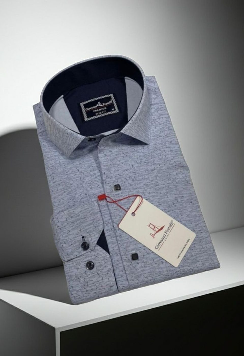 Slim Fit Uzun Kol Desenli Erkek Gömlek 3GMK312463005 Slim Fit Uzun Kol Desenli Erkek Gömlek 3GMK312463005