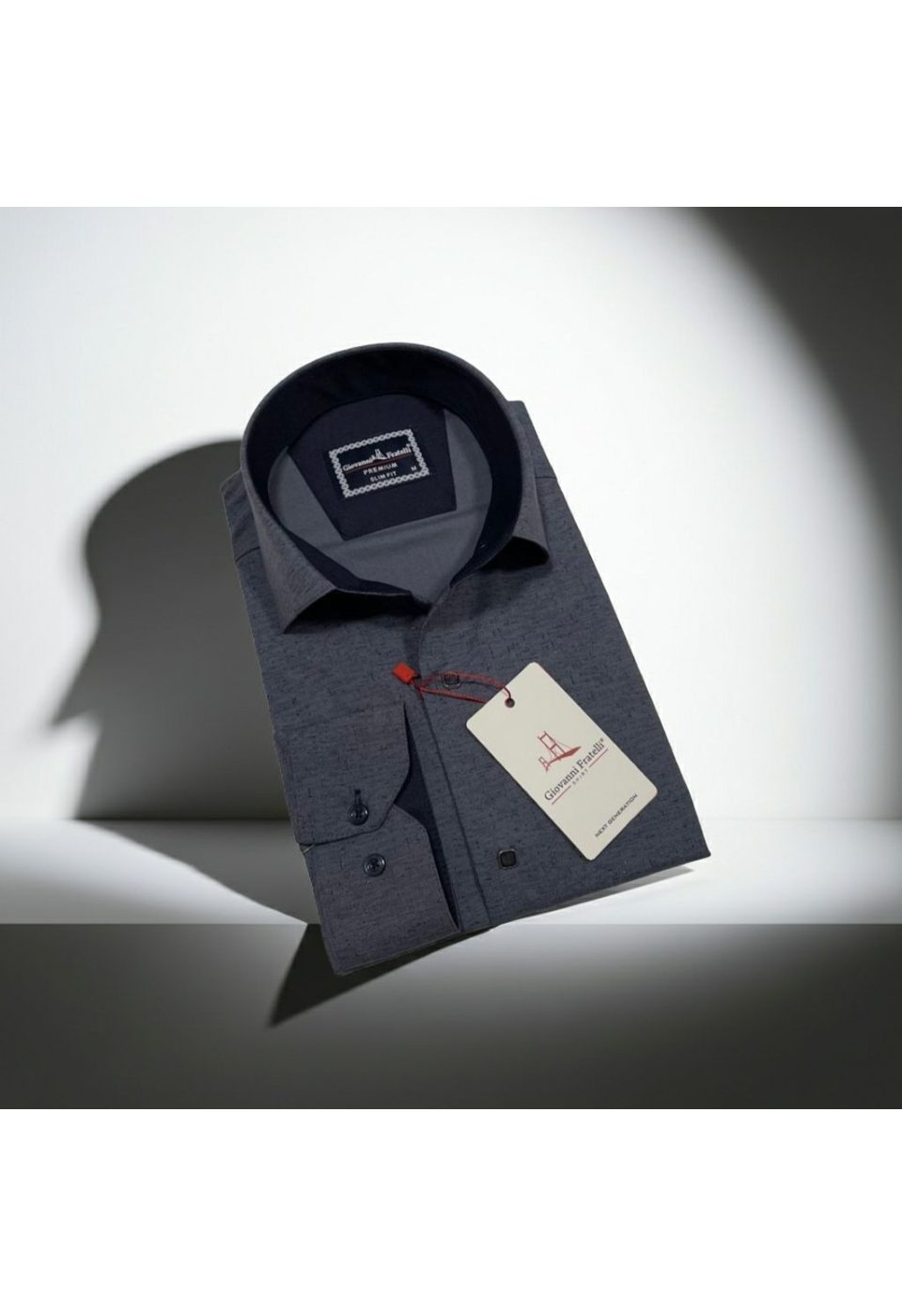 2463 CR 006 Slim Fit Uzun Kol Desenli Erkek Gömlek 3GMK312463006 - Giovanni Fratelli