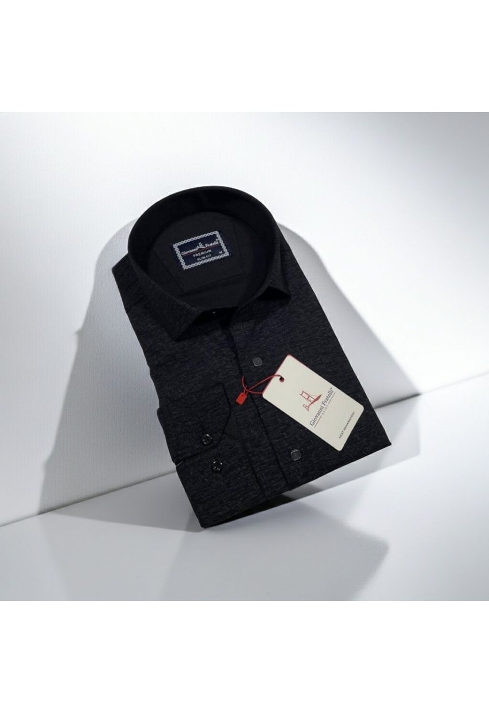 2463 CR 007 Slim Fit Uzun Kol Desenli Erkek Gömlek 3GMK312463007 - Giovanni Fratelli