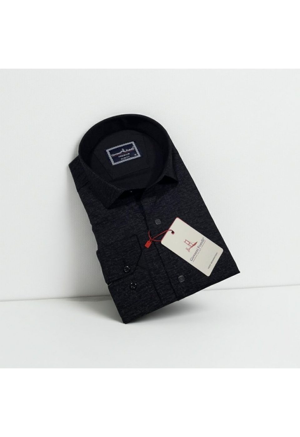 2463 CR 007 Slim Fit Uzun Kol Desenli Erkek Gömlek 3GMK312463007 - Giovanni Fratelli