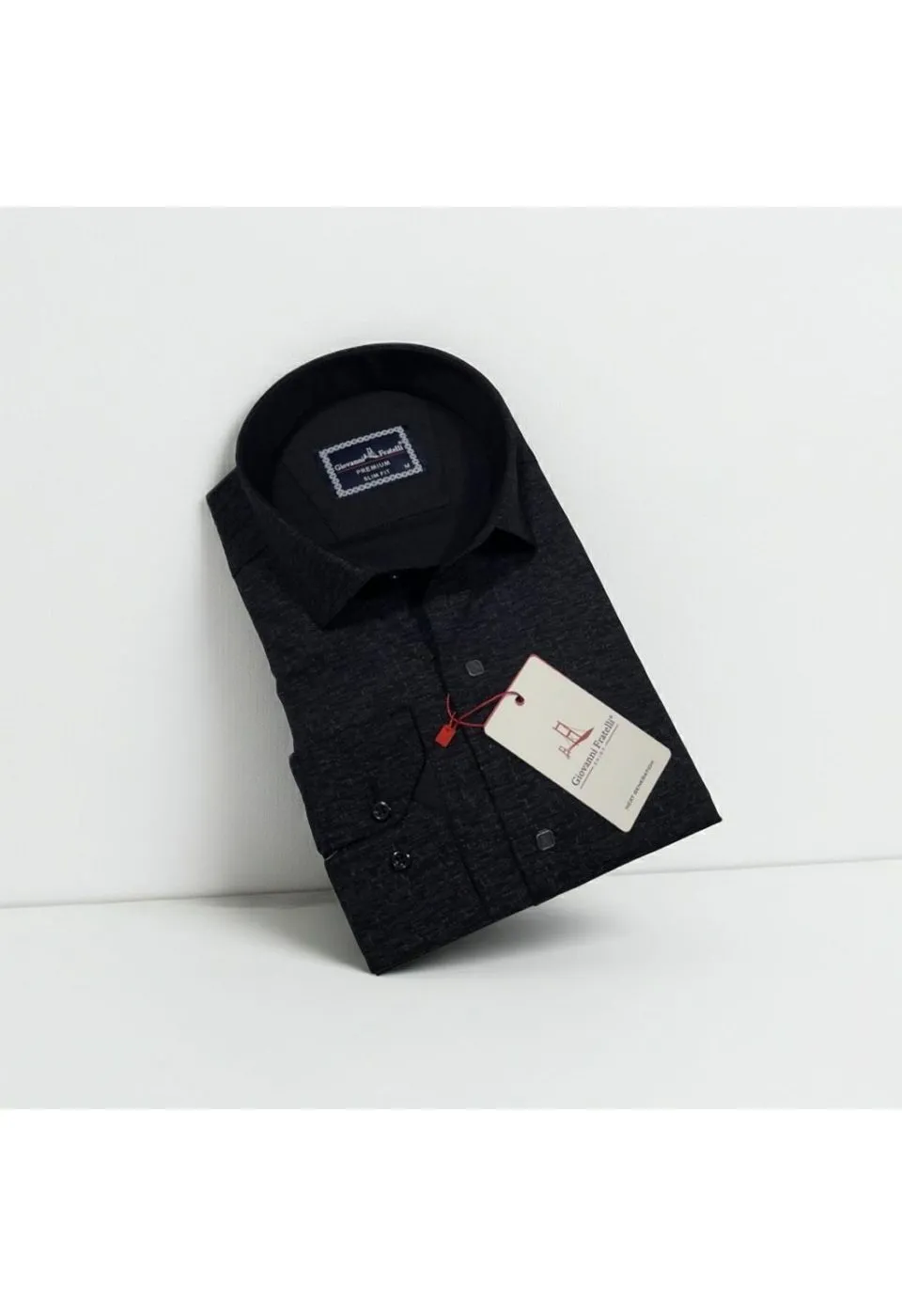 Slim Fit Uzun Kol Desenli Erkek Gömlek 3GMK312463007 - Giovanni Fratelli