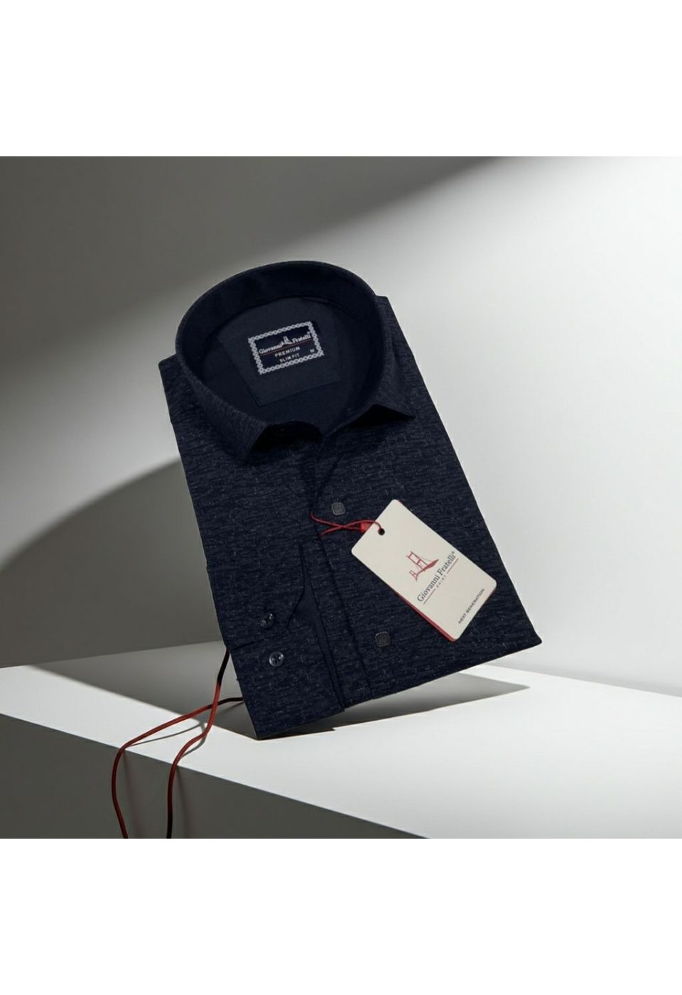 2463 CR 009 Slim Fit Uzun Kol Desenli Erkek Gömlek 3GMK312463009 - Giovanni Fratelli