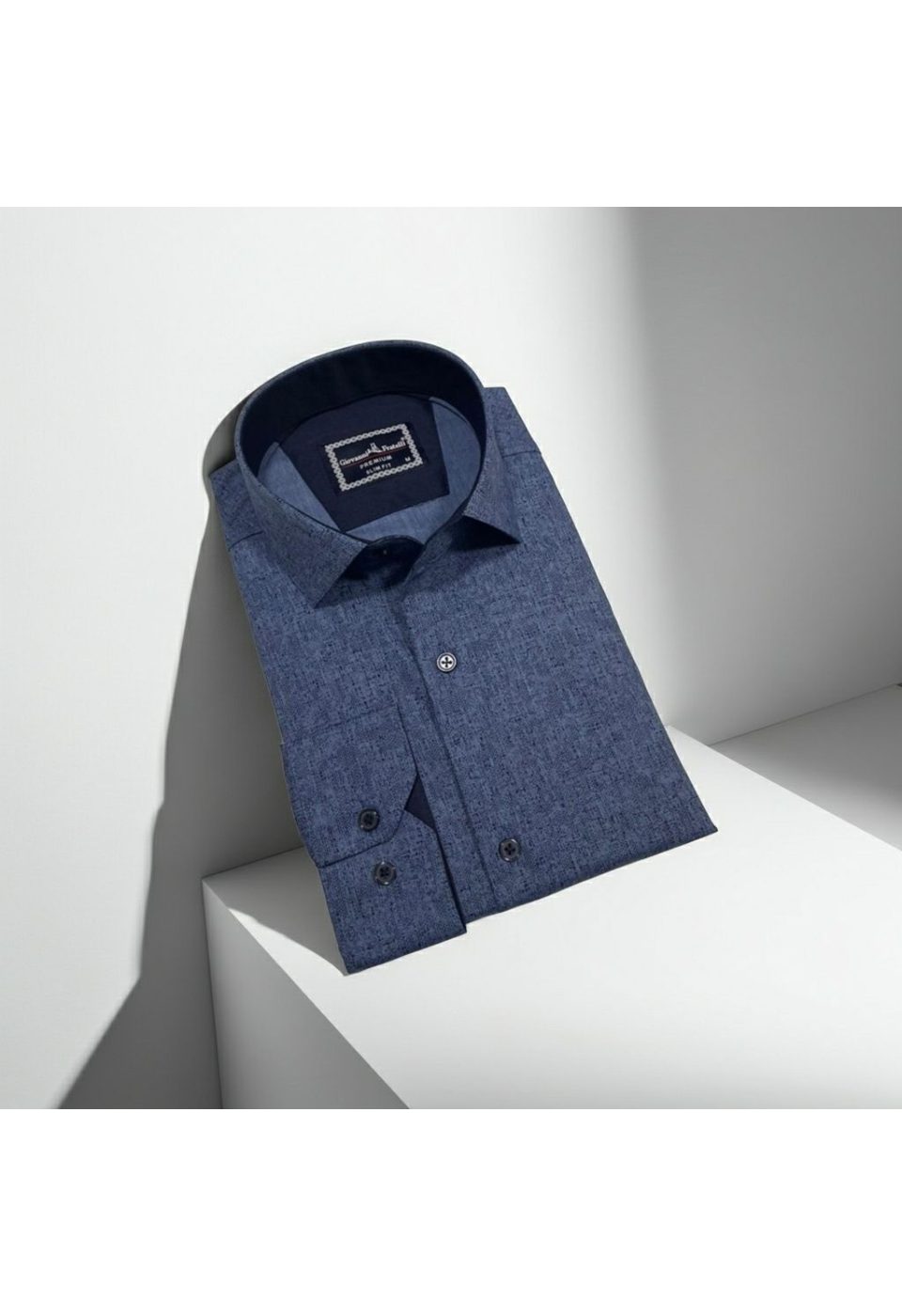 2464 CR 002 Slim Fit Uzun Kol Desenli Erkek Gömlek 3GMK312464002 - Giovanni Fratelli