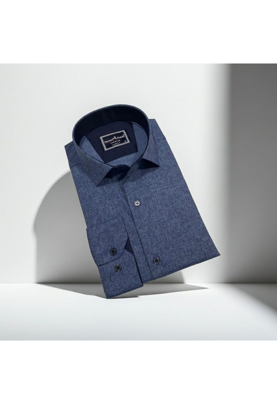 2464 CR 002 Slim Fit Uzun Kol Desenli Erkek Gömlek 3GMK312464002 - Giovanni Fratelli