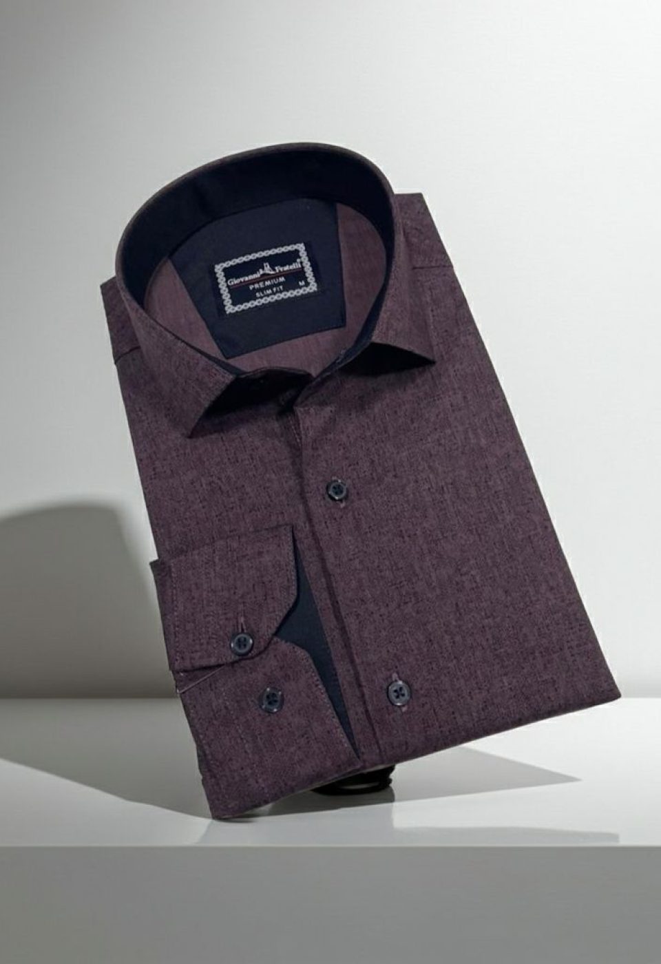 Slim Fit Uzun Kol Desenli Erkek Gömlek 3GMK312464003 Slim Fit Uzun Kol Desenli Erkek Gömlek 3GMK312464003