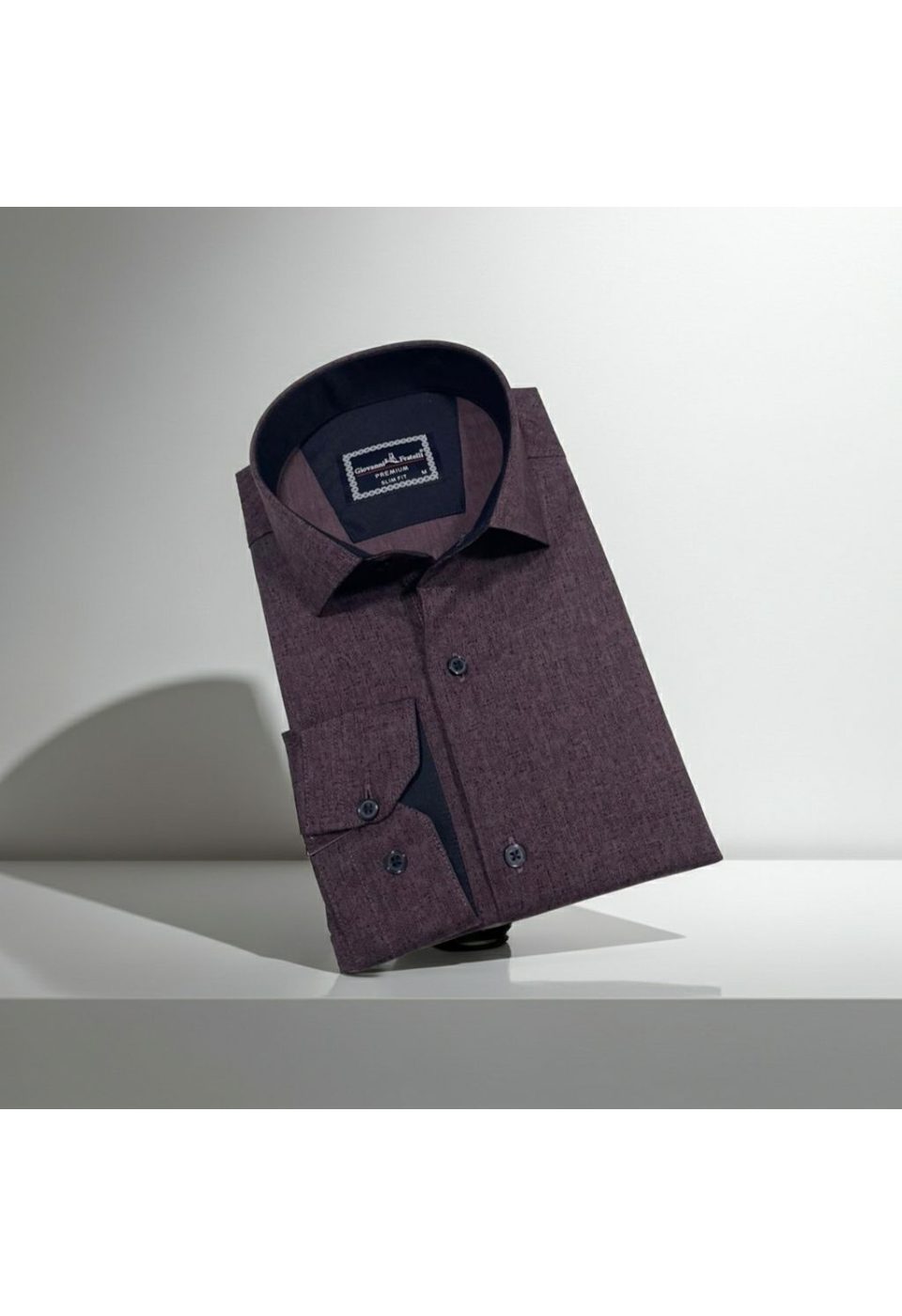 2464 CR 003 Slim Fit Uzun Kol Desenli Erkek Gömlek 3GMK312464003 - Giovanni Fratelli