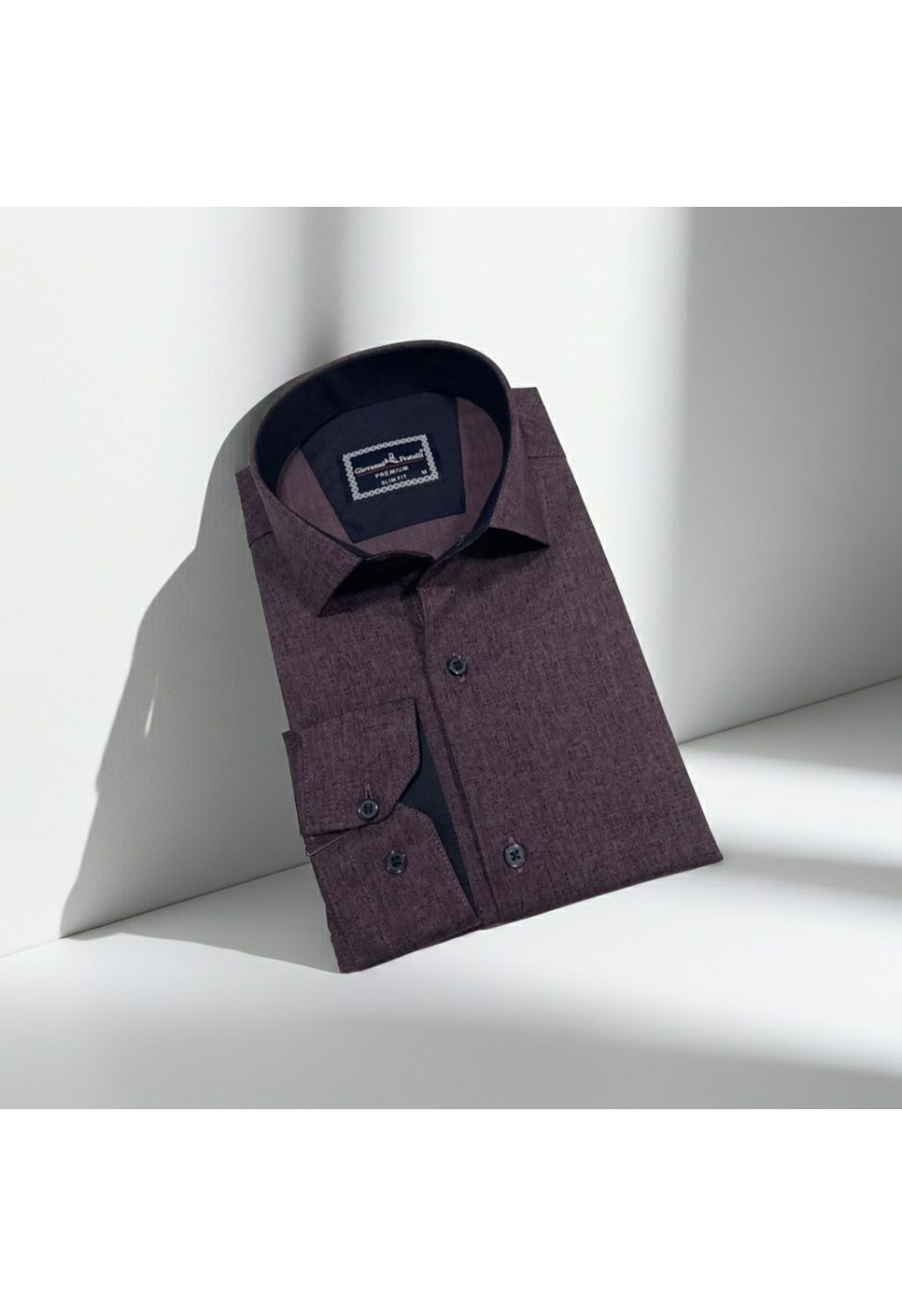 2464 CR 003 Slim Fit Uzun Kol Desenli Erkek Gömlek 3GMK312464003 - Giovanni Fratelli
