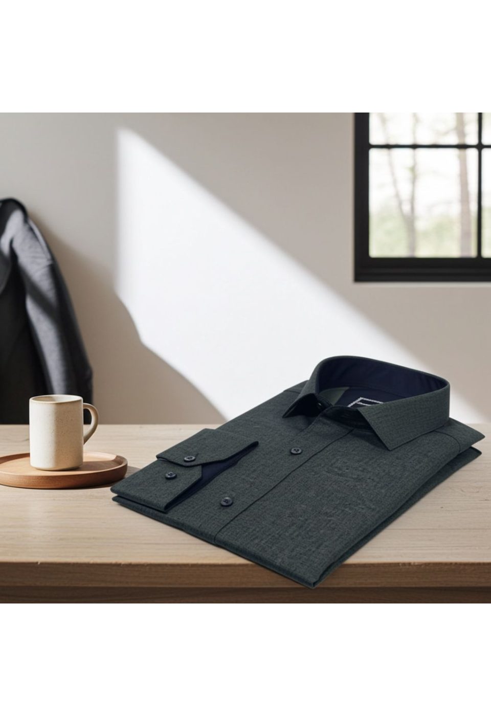 2464 CR 004 Slim Fit Uzun Kol Desenli Erkek Gömlek 3GMK312464004 - Giovanni Fratelli