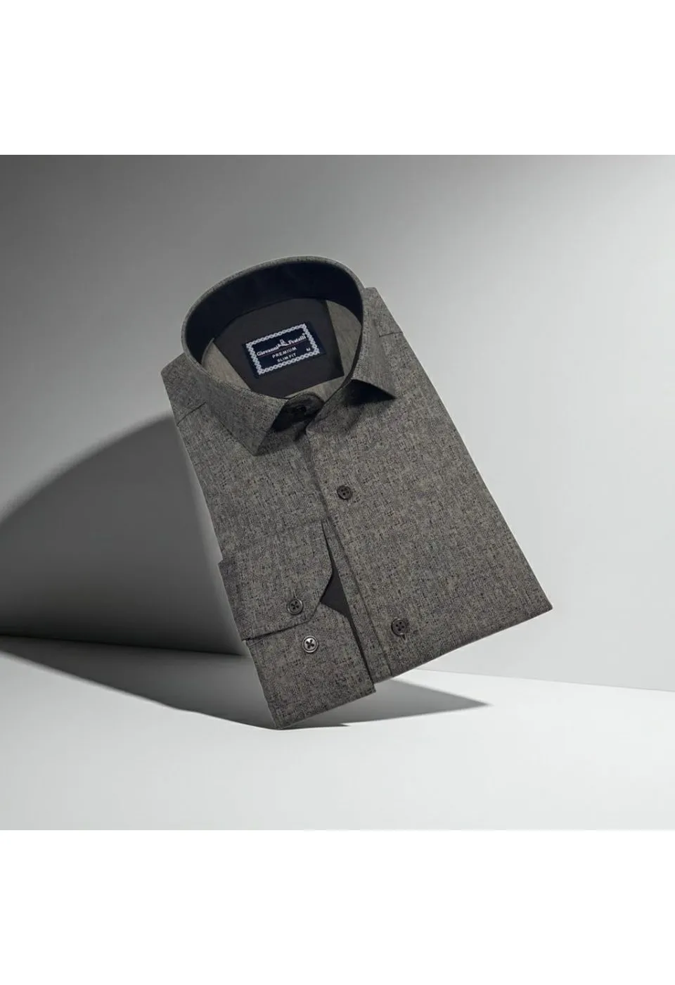 Slim Fit Uzun Kol Desenli Erkek Gömlek 3GMK312464005 - Giovanni Fratelli