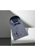 Slim Fit Uzun Kol Desenli Erkek Gömlek 3GMK3122466001