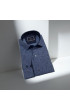 Slim Fit Uzun Kol Desenli Erkek Gömlek 3GMK3122466002