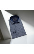 Slim Fit Uzun Kol Desenli Erkek Gömlek 3GMK312467002