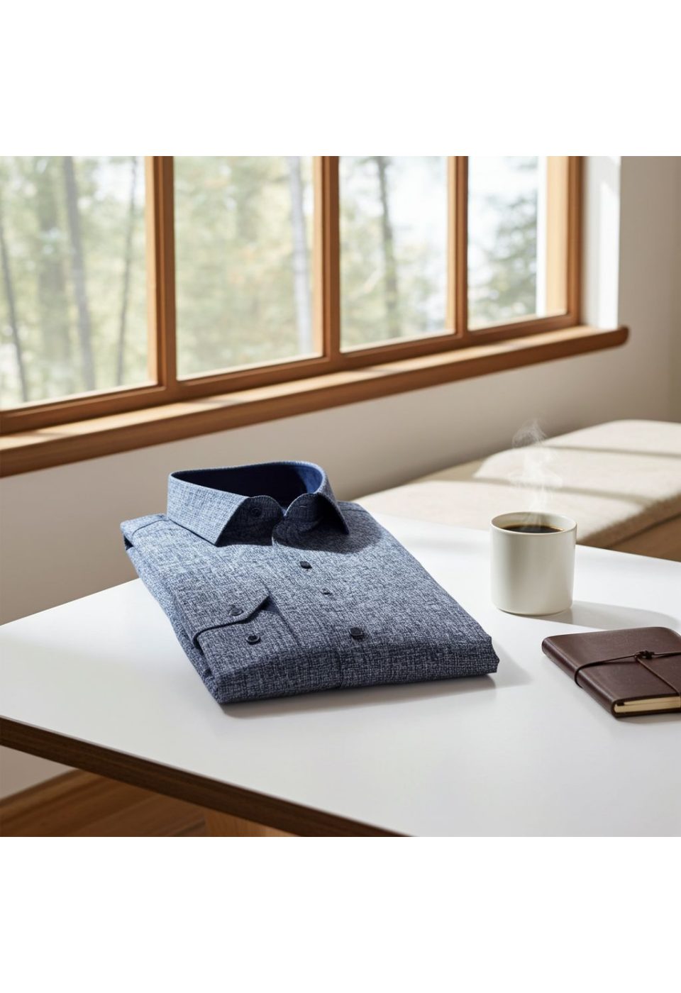 Slim Fit Uzun Kol Desenli Erkek Gömlek 3GMK312467006 - Giovanni Fratelli
