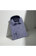 Slim Fit Uzun Kol Desenli Erkek Gömlek 3GMK312494001
