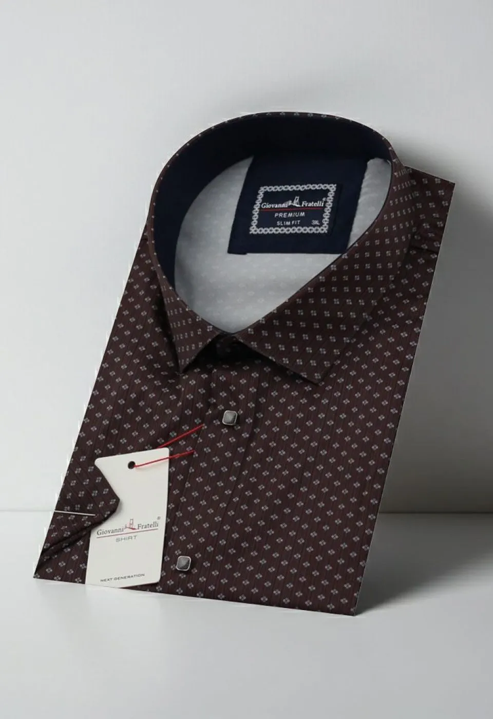 Büyük Beden Slim Fit Kısa Kol Dijital Baskılı Desenli Erkek Gömlek 4GMK311614007 Büyük Beden Slim Fit Kısa Kol Dijital Baskılı Desenli Erkek Gömlek 4GMK311614007