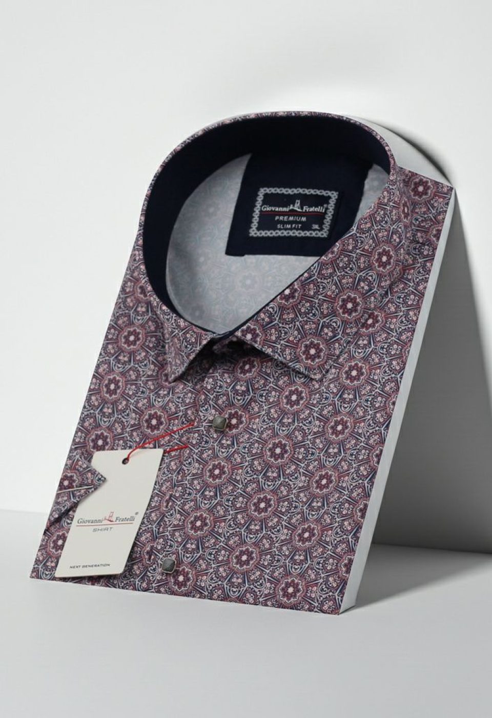 Büyük Beden Slim Fit Kısa Kol Dijital Baskılı Desenli Erkek Gömlek 4GMK311614018 Büyük Beden Slim Fit Kısa Kol Dijital Baskılı Desenli Erkek Gömlek 4GMK311614018