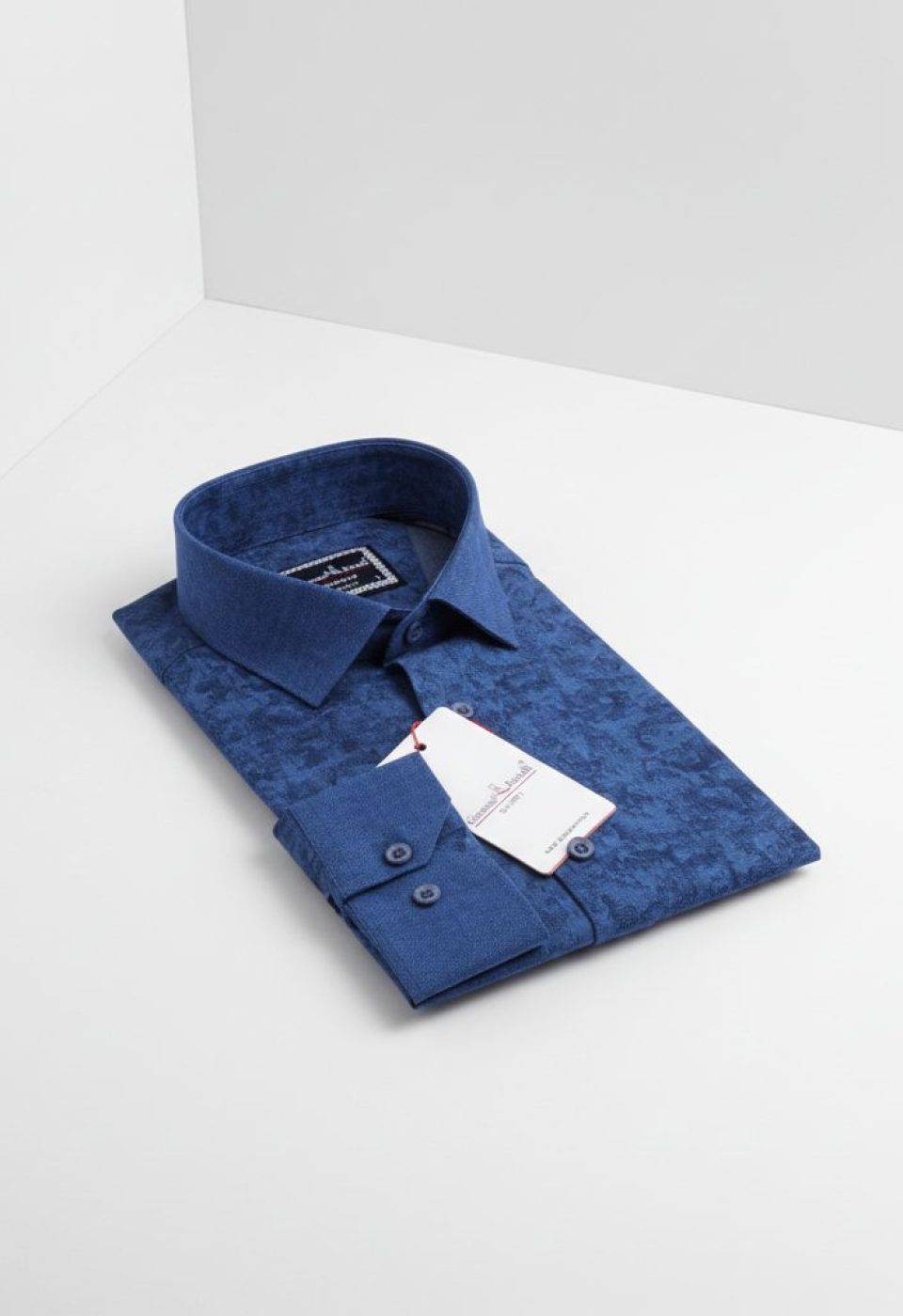 1621 CR KOT 006 Slim Fit Uzun Kol Desenli Erkek Gömlek 3GMK311621006 - Giovanni Fratelli