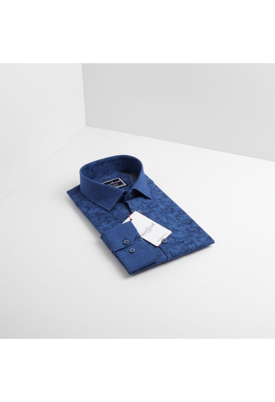1621 CR KOT 006 Slim Fit Uzun Kol Desenli Erkek Gömlek 3GMK311621006 - Giovanni Fratelli