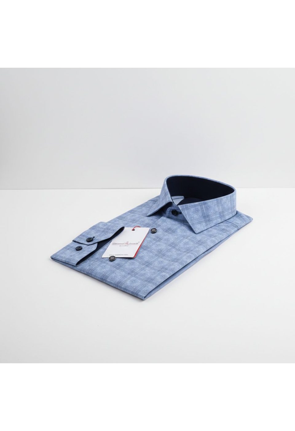 1632 CR KOT 002 Slim Fit Uzun Kol Desenli Erkek Gömlek 3GMK311632002 - Giovanni Fratelli