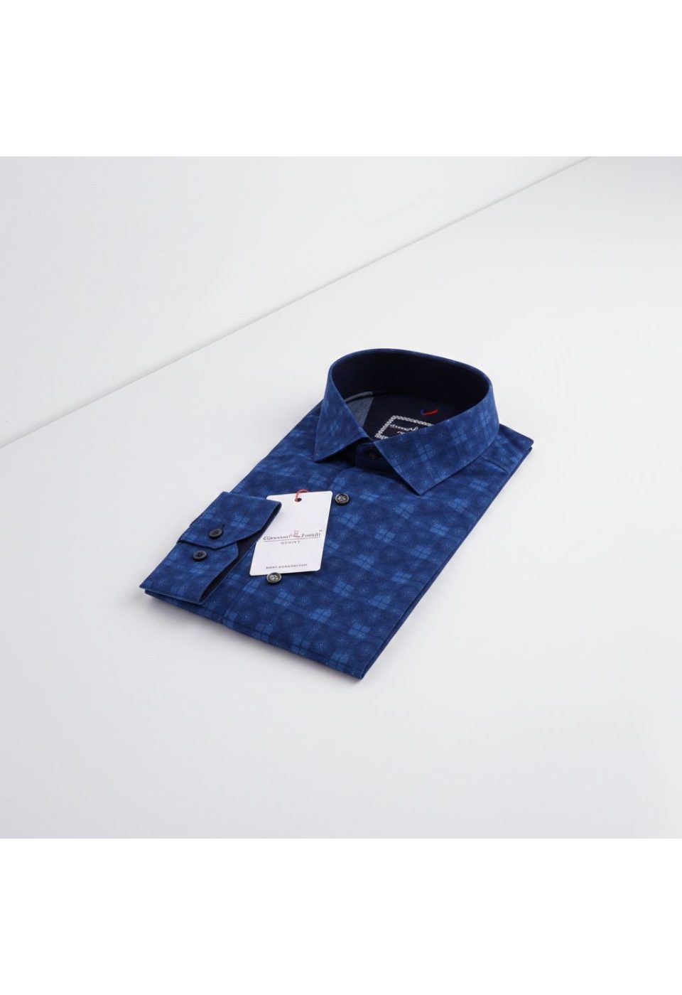 1632 CR KOT 003 Slim Fit Uzun Kol Desenli Erkek Gömlek 3GMK311632003 - Giovanni Fratelli