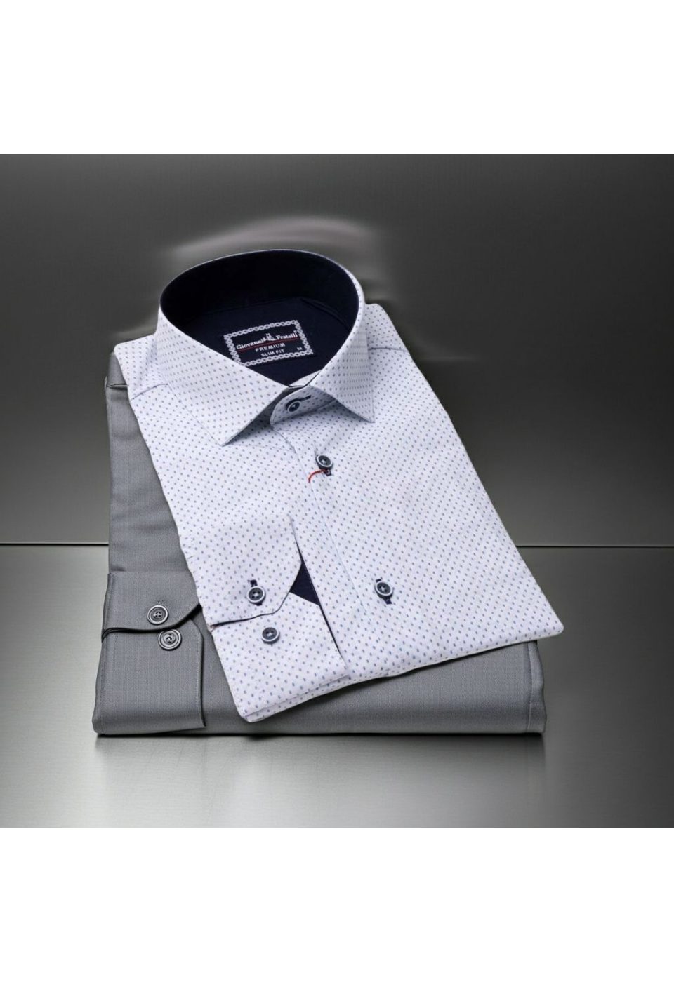 Slim Fit Uzun Kol Desenli Erkek Gömlek 3GMK311634001 - Giovanni Fratelli