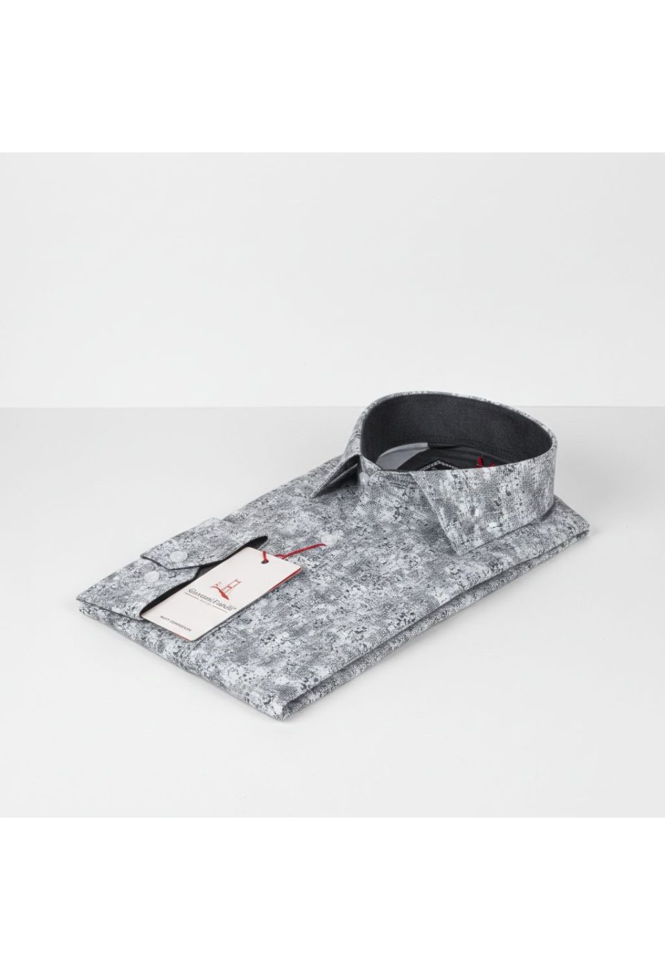 Slim Fit Uzun Kol Desenli Dijital Baskılı Erkek Gömlek 3GMK311641001 - Giovanni Fratelli