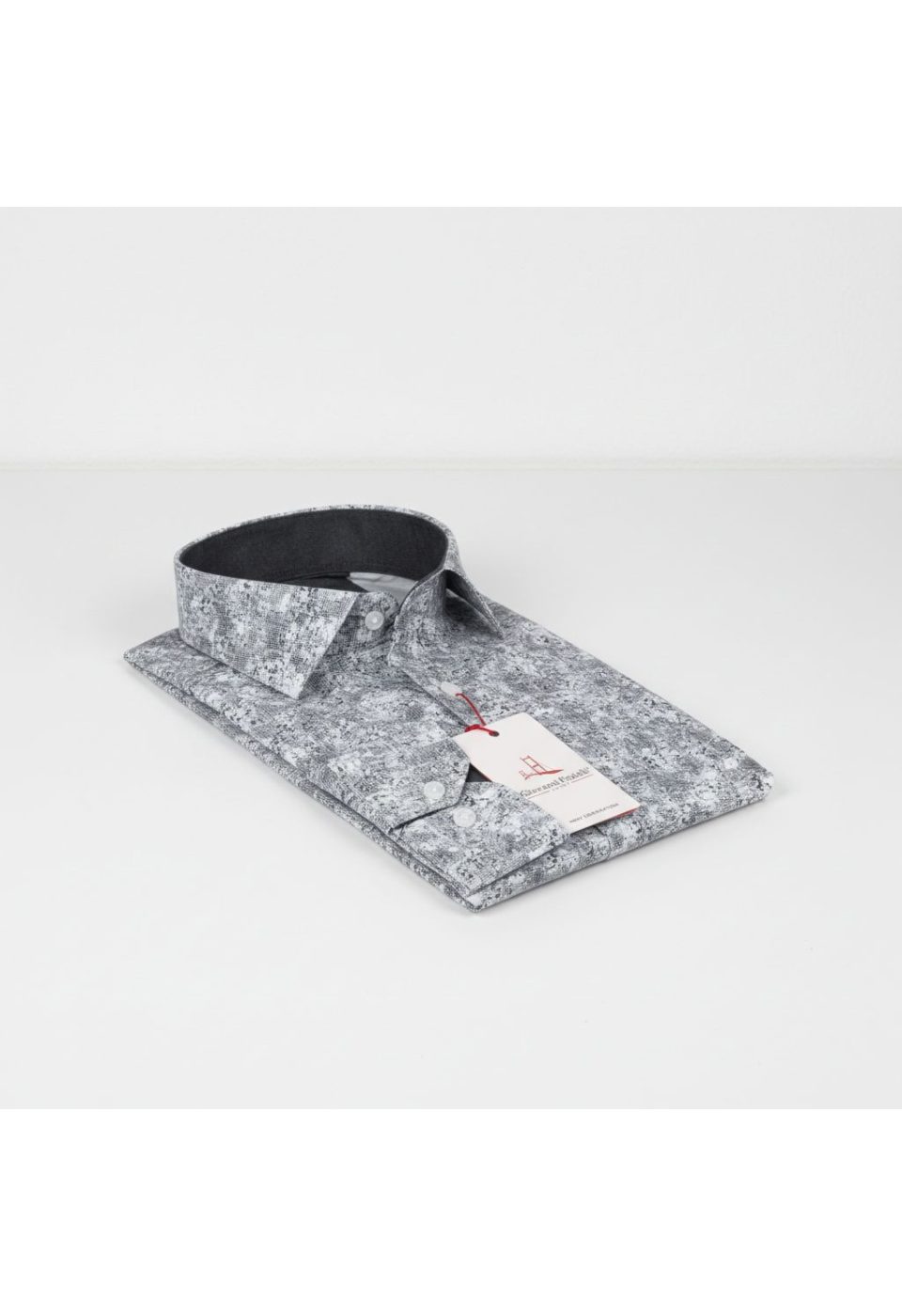 Slim Fit Uzun Kol Desenli Dijital Baskılı Erkek Gömlek 3GMK311641001 - Giovanni Fratelli