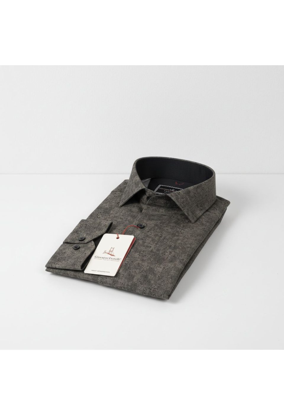 Slim Fit Uzun Kol Desenli Dijital Baskılı Erkek Gömlek 3GMK311641012 - Giovanni Fratelli